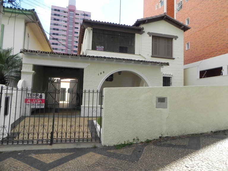 Casa Comercial- Rua Joaquim Novaes, 109Terra Imóveis - Imobiliária em Campinas
